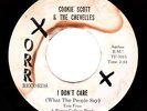 COOKIE SCOTT & THE CHEVELLES - I DONT CARE -  LISTEN