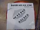 DAVID ALLAN COE NOTHING SACRED LP RECORD