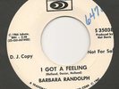 NORTHERN SOUL BARBARA RANDOLPH I GOT A FEELING  DEMO