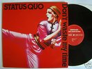 STATUS QUO Rare live LP: Don't Waste My Time LP