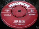 BEATLES Love Me Do RED PARLOPHONE 1ST PRESS EX- / EX-
