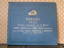 HMV DB 1311-14 Cortot Casals Thibaud Brahms Conc  78RPM