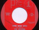 DEVONS Wine Wine Wine GARAGE ROCK G45 Doug Sahm LISTEN