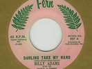RARE BOPPER Billy Adams + The Rock-A-Teers on Fern HEAR
