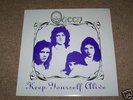 Queen - Keep Yourself Alive - Live LP  RARE White Label