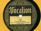 Vocalion 1289 Rev D.C. Rice & Congregation NO NIGHT