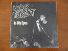 MINOR THREAT IN MY EYES 7 45 EP YELLOW DISCHORD LABEL