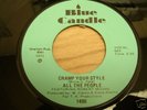 All The People 45rpm Cramp Your Style BLUE CANDLE