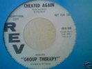 GROUP THERAPY Cheated L.A. 60s GARAGE 45 HEAR