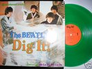 Beatles LP Dig It not TMOQ NEMS Green Vinyl Mint