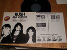 RUSH/ MAX WEBSTER- SWEDEN only 1977 promo insert Mint