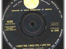 ELVIS PRESLEY I WANT YOU I NEED YOU ORIG GOLD RCA OZ 45