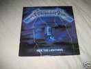 metallica ride the lightning LP megaforce misspellings