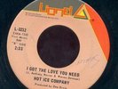 HOT ICE COMPANY I Got The Love You Need 45 Lionel Funk
