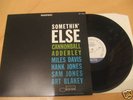 Cannonball Adderley  Something Else  LP  Blue Note