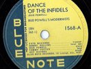 Bud Powell Dance Of The Infidels 78 Blue Note 1568