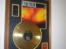 Metallica FRAMED GOLD RECORD (Re-Load) VERY RARE