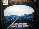 TRAMLINE SOMEWHERE DOWN THE LINE ORIG A&M PROMO LP