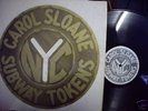 CAROL SLOANE SUBWAY TOKENS PRIVATE PRESSING USA LP VG++
