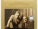 LUDWIG HOELSCHER BEETHOVEN CELLO SONATA BOX MPS   MINT