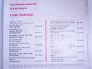 The Kinks  S vogue D 60s  You Really Got Me rare PS Ic