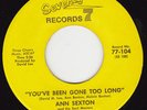 NORTHERN SOUL 45 RPM - ANN SEXTON - on SEVENTY 7 RECORD