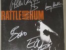 U2 - Rattle and Hum Autographed Signed Bono Edge RARE
