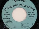 Frank Zappa “Brain Police”   RARE USA Verve PROMO 45