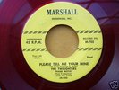 RARE Doo Wop red wax 1953 TWILIGHTERS vinyl Marshall 45