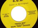 Ralph 'Soul' Jackson Match Box S.O.B. Muscle Shoals