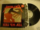Metallica Kill 'Em All Lp Megaforce 1983 MRI-069