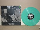NIRVANA BLEACH pale GREEN Original US LP Love Buzz MINT