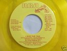 Elvis Presley I Was The One '83 RCA Promo 45 Yellow Wax