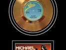 'Gold' Mounted single Michael Jackson Billie Jean