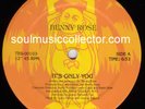 BENNY ROSE-IT'S ONLY YOU12' RARE MODERN SOUL