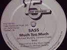 SASS-MUCH TOO MUCH12' RARE MODERN SOUL