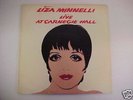 LIZA MINNELLI Live At Carnegie Hall RARE LP ANDY WARHOL