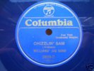 Clarence William/Dicky Wells--Blue Columbia 2829  E-