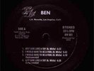 LP: Ben - Just Give Love A Try - 1982 US