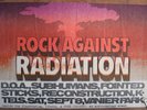 D.O.A. t-tels SUBHUMANS pointed sticks PUNK flyer KBD