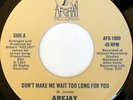 rare Modern Soul Funk 45 AREJAY on AFGHAN Listen