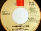 rare Soul 45 BILLION DOLLAR BAND loves sweet notions