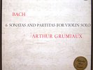ARTHUR GRUMIAUX Bach Violin Sonatas Dutch 3 lp bx M-/VG