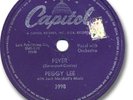 PEGGY LEE Capitol 78 RPM Record. Fever/You Don't Know
