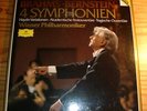 BRAHMS 4 Symphonies BERNSTEIN -LIVE 4-LP-Box DG Digital
