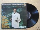 CHARLES BROWN Grip Your Heart Black Crownless KING LP