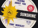 TONY WORSLEY AUSSIE 60's PUNK MINT 45 TALKING ABOUT YOU