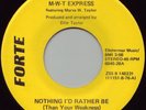 M-W-T Express Nothing I'd Rather Be Rare Soul 45 HEAR