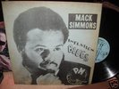 MACK SIMMONS Inflation Blues LP PM Private Chicago Blue