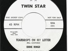 Eddie Ringo on Twin Star *doowop/rockabilly 2-sider M-